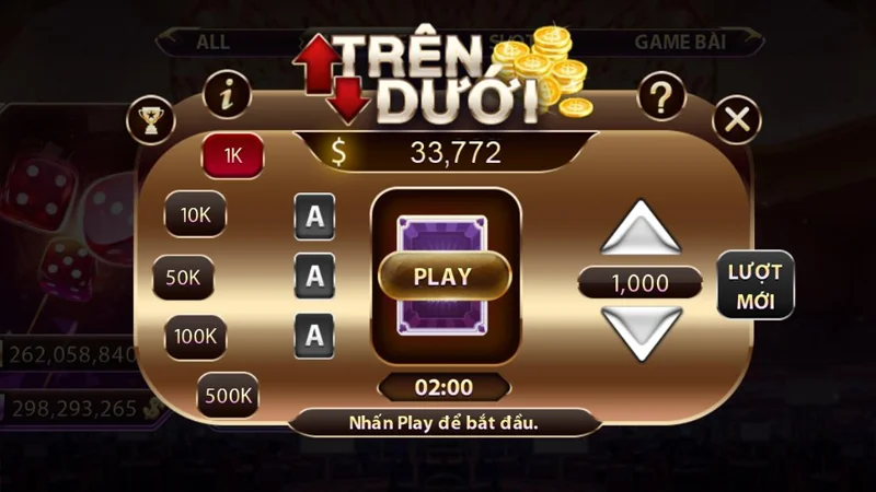 Tham gia ngay game trên dưới VT999